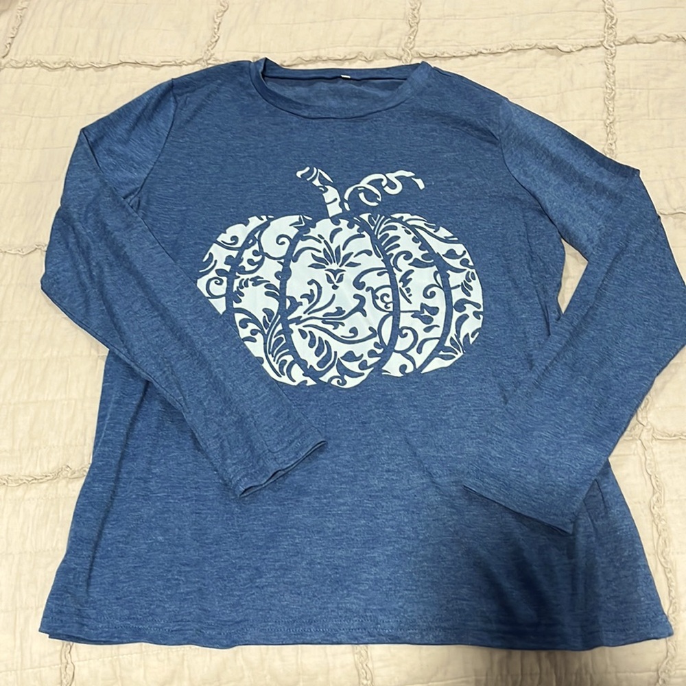 Pumpkin Long Sleeve Top